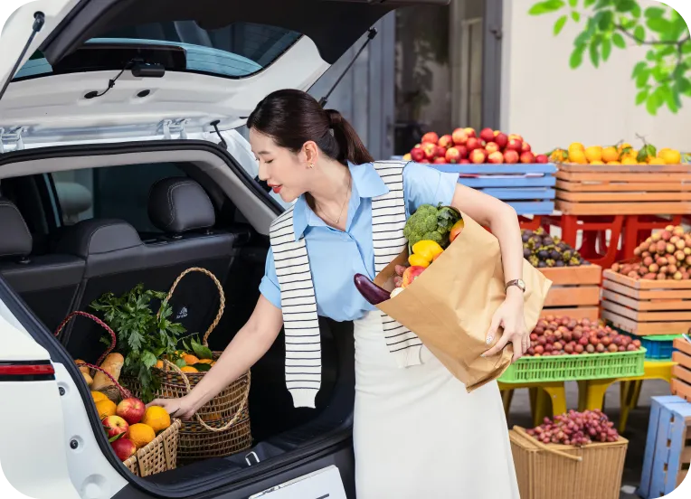 Chất đồ vào cốp sau VinFast VF 5
